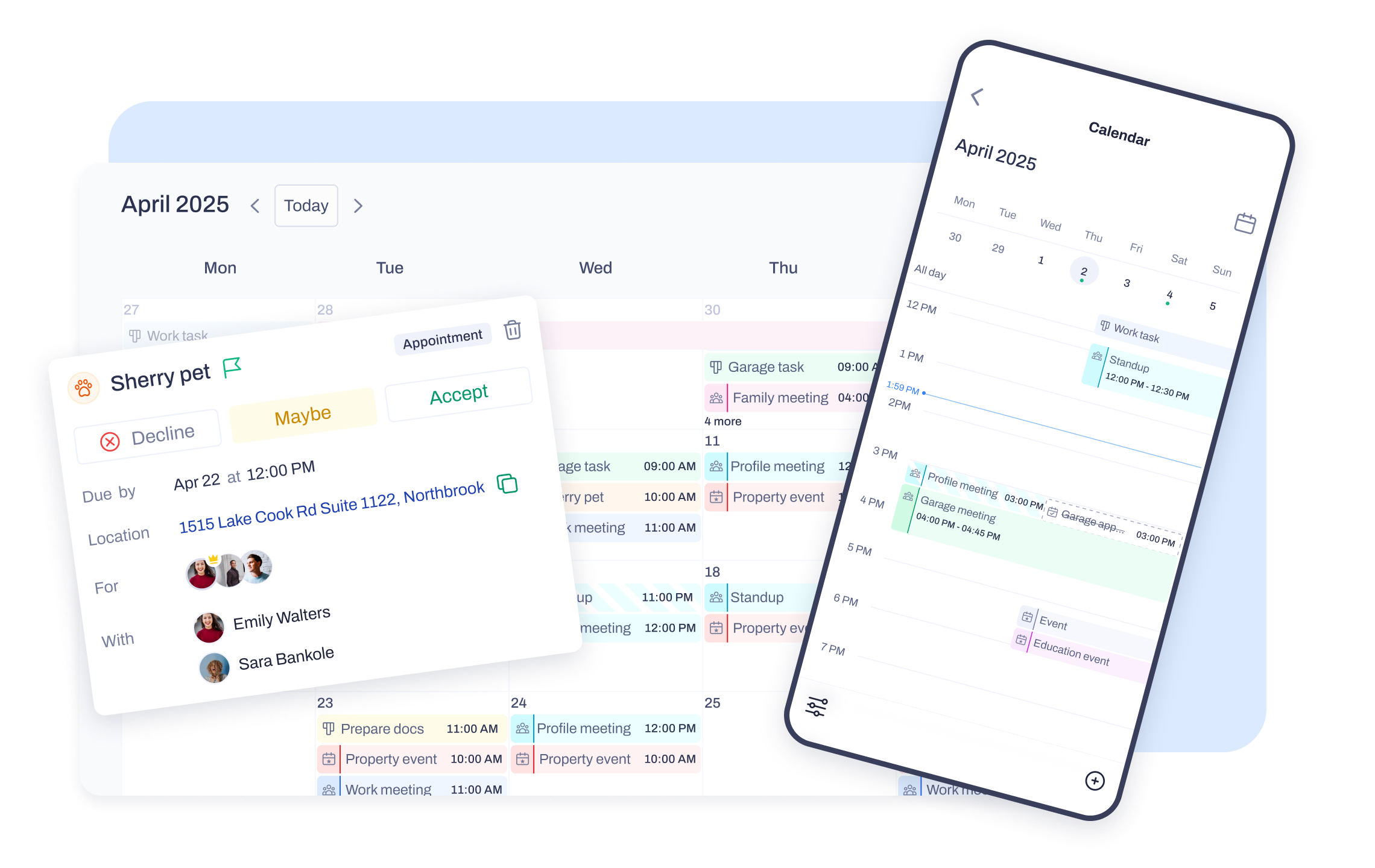 What you get with Calendar: